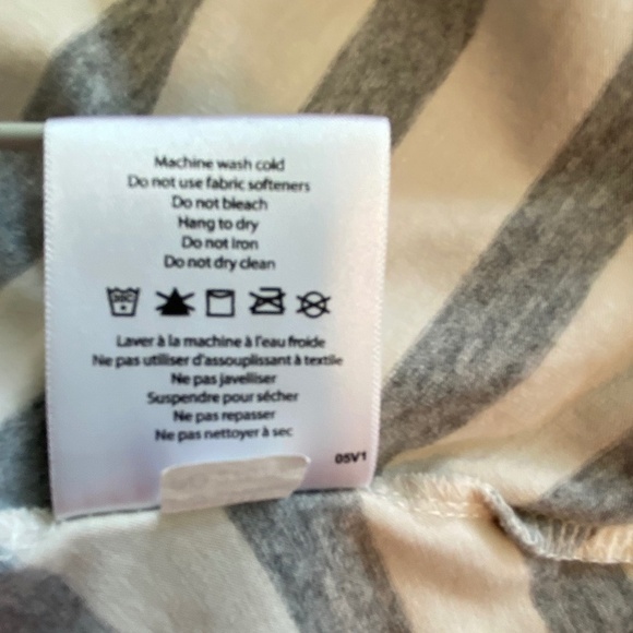 Ladies Grey and white MEC organic cotton and spandex skirt size L/G - Picture 7 of 8